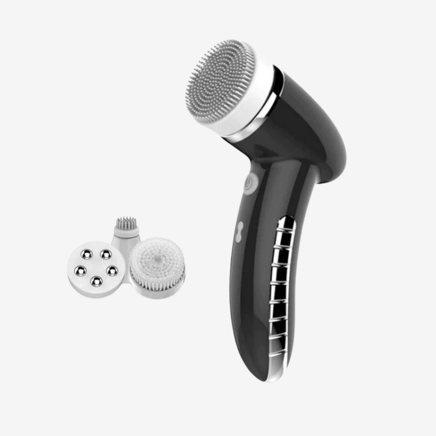 4In1 Wash Facial Cleansing Brush Sonic Vibration Face Cleaner Deep Cleaning Massage with Replace 4 Heads Face Cleaning Apparatus