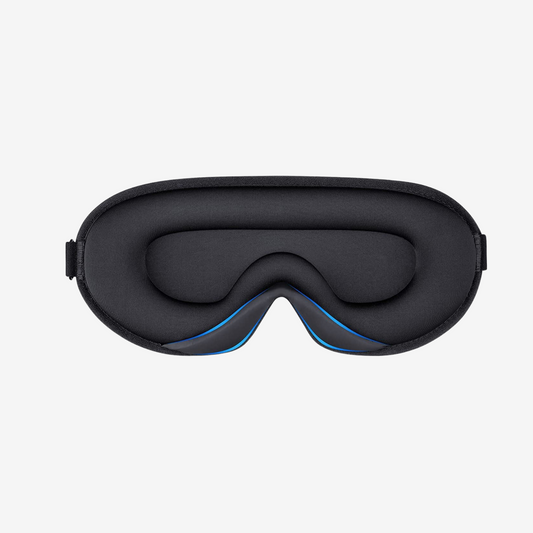Sleep Eye Mask for Women Men: Soft Foam Comfortable Sleeping Mask, Eye Cover Blindfold at Night Block Out Light Eye Shade Cover for Travel Yoga Nap, Black